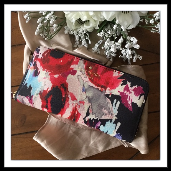 kate spade Handbags - Kate Spade Large Floral Wallet
